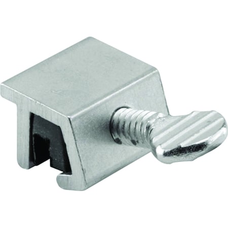 1/4 In. Extruded Aluminum Mill No Mar Sliding Window Lock - Pair